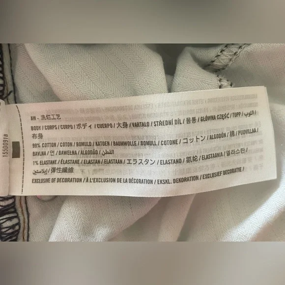 Abercrombie Fitch The Dad High Rise Curve Denim Blue Jeans Size 27 - Picture 6 of 8